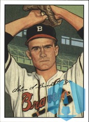 2001 Bowman Chrome Rookie Reprints #18 of 25 Lew Burdette
